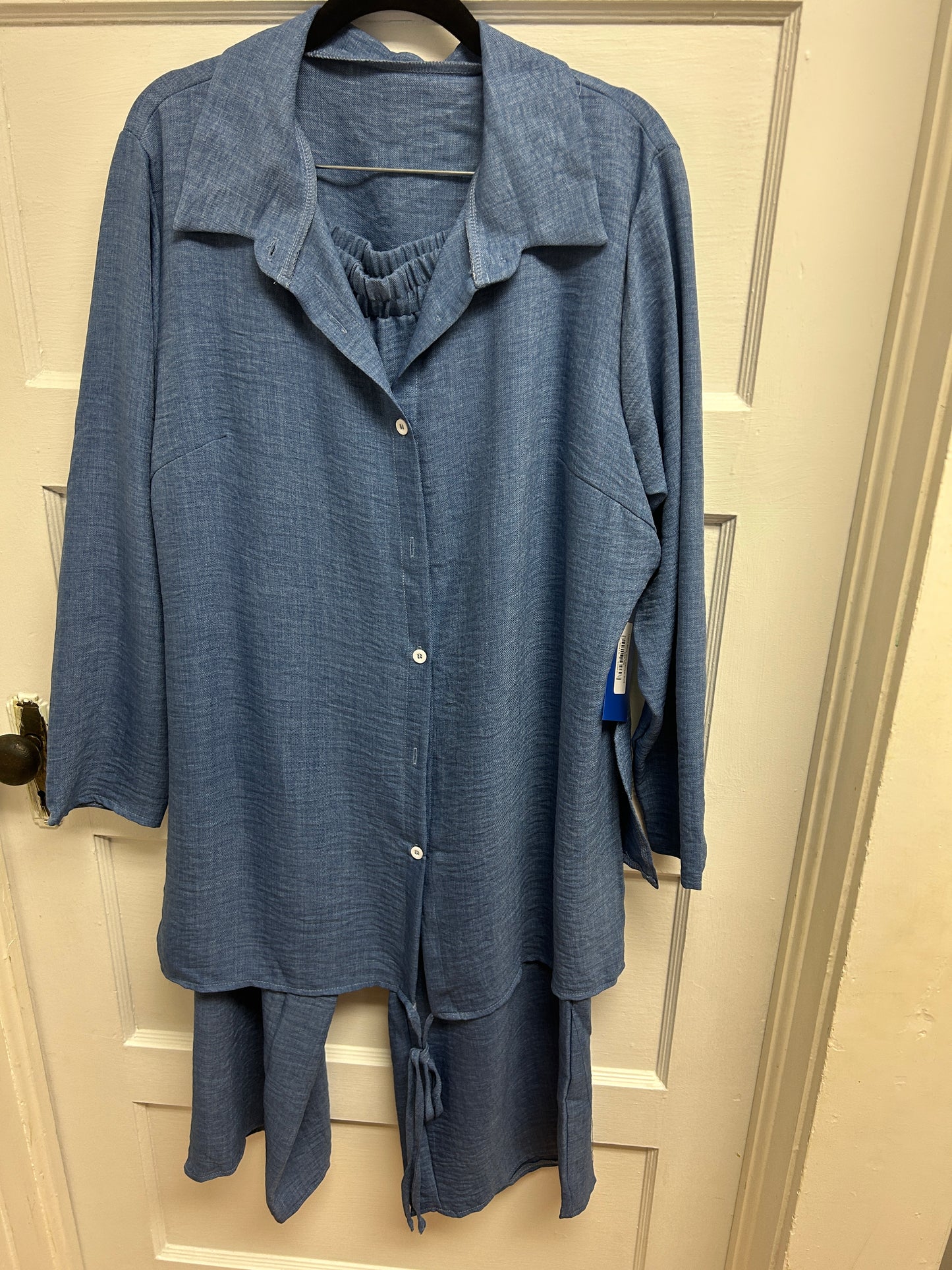 Light Blue 2pc Causal Suit