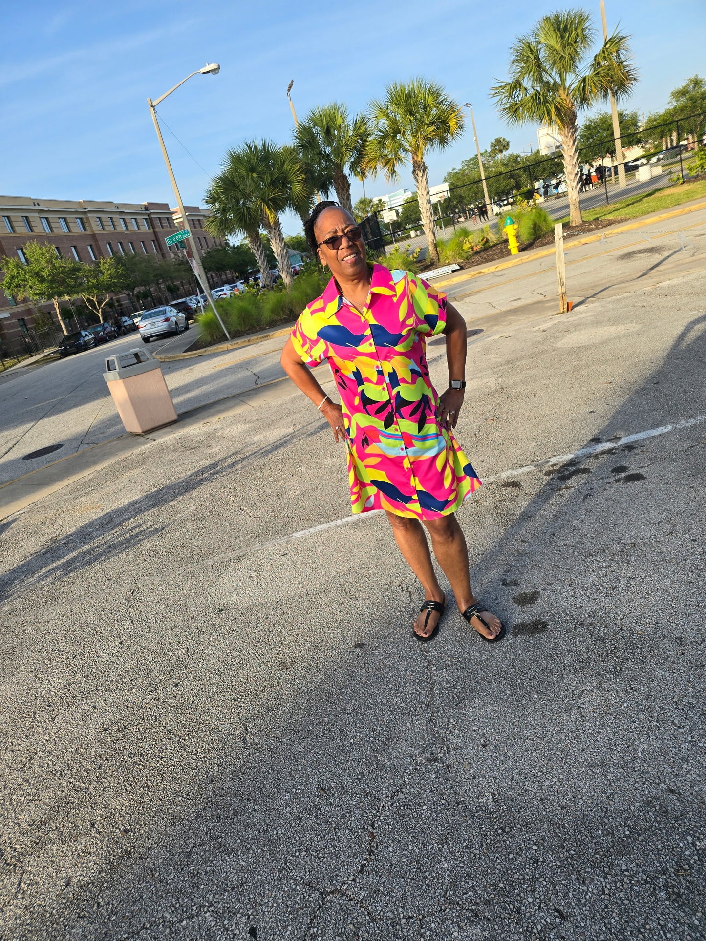 Pink & Lime Dress