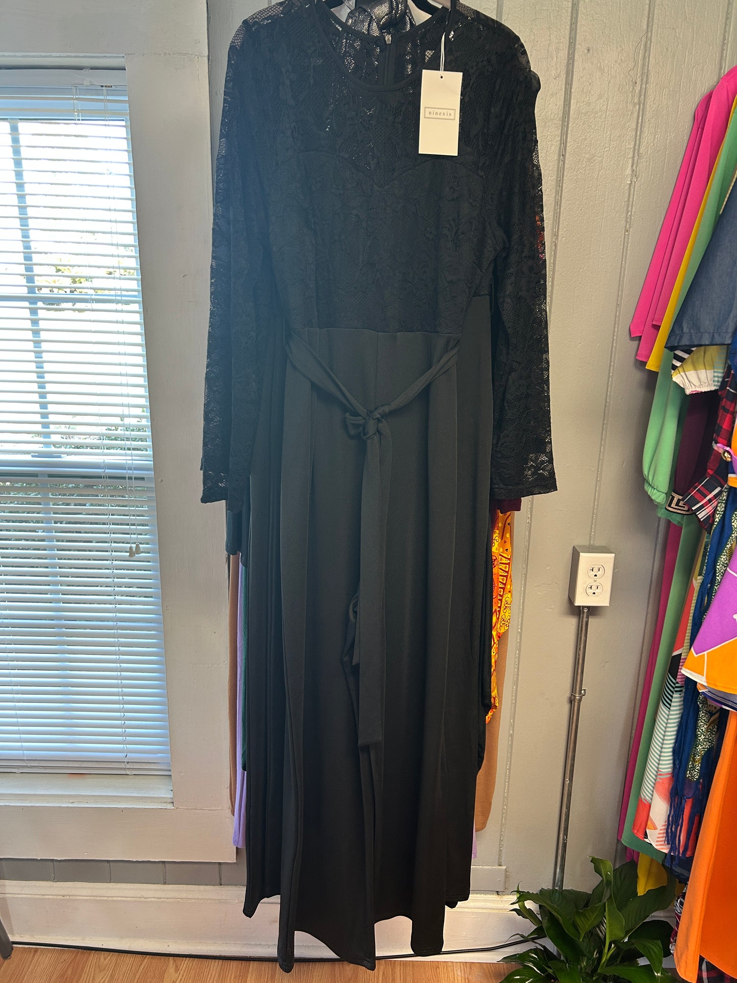 Black Lace Jumpsuit