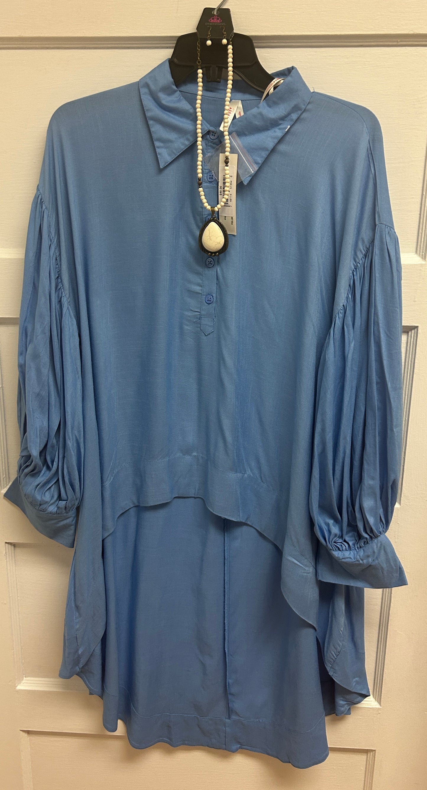 Hi Low Shirt Log Sleeve