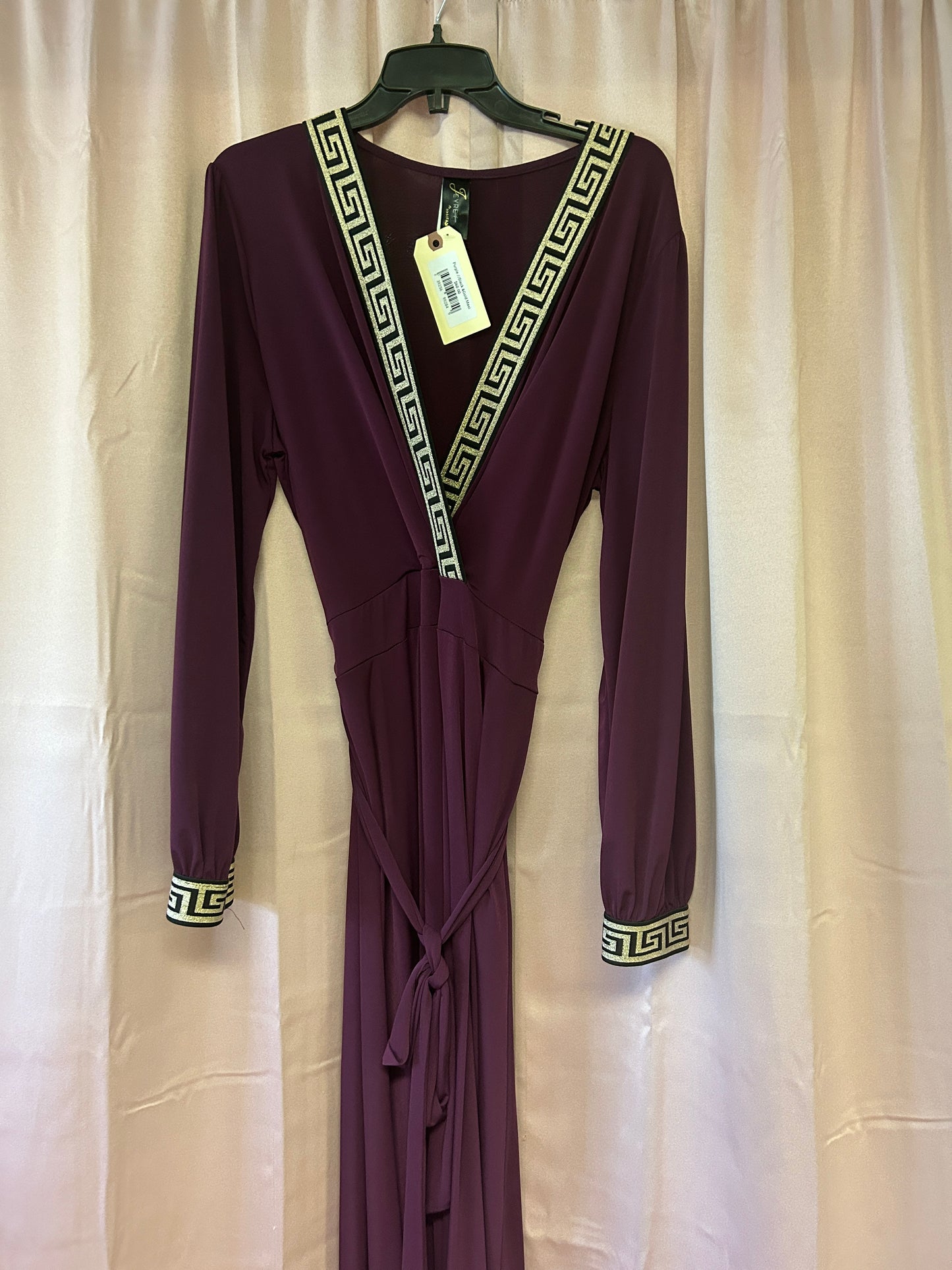 Pruple\Black & Gold Maxi