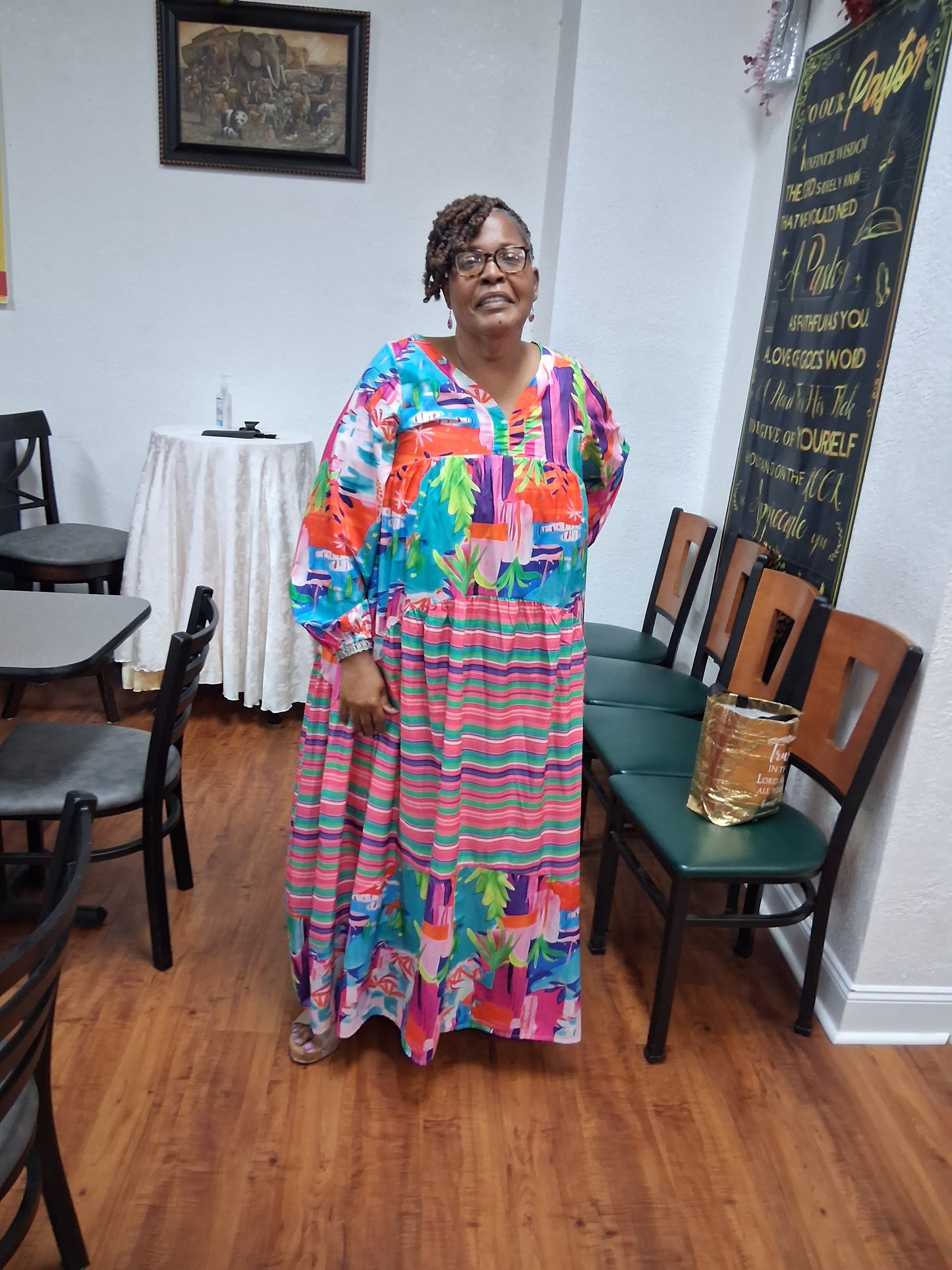 Multi Color Maxi Dress