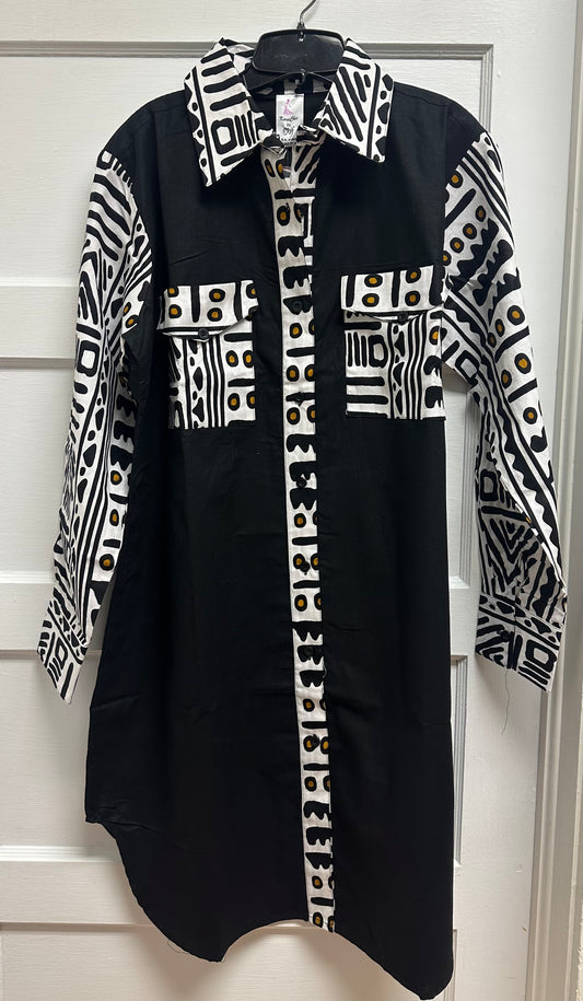 Unisex long sleeve tunic