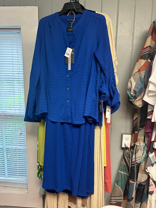 Royal Blue 2/pc Suit