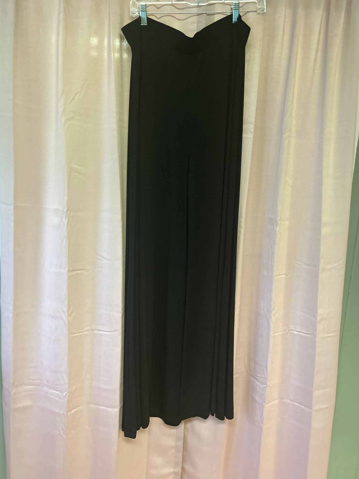 Black Plus Plazzo Pants