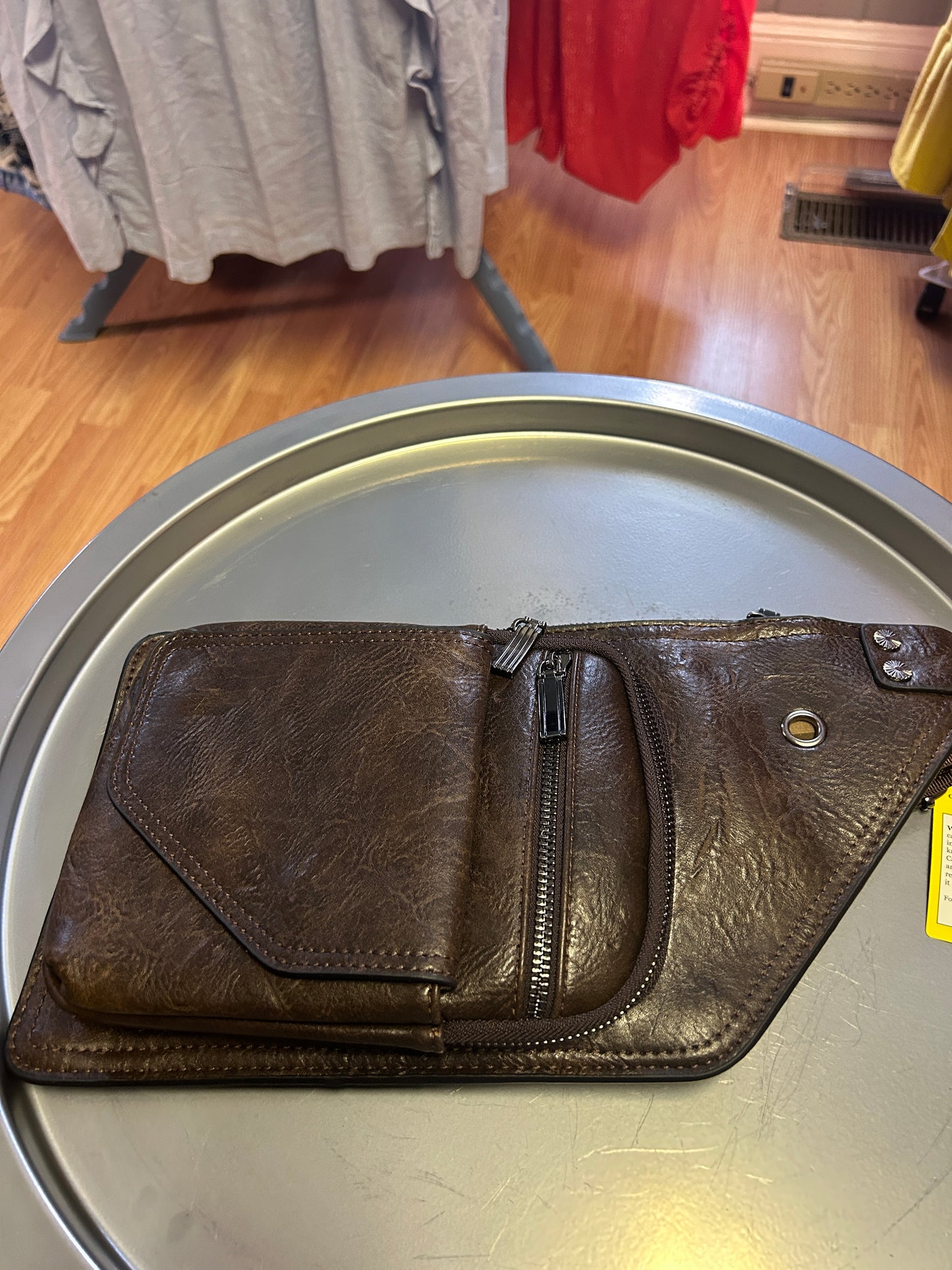Dark Brown Messenger Bag