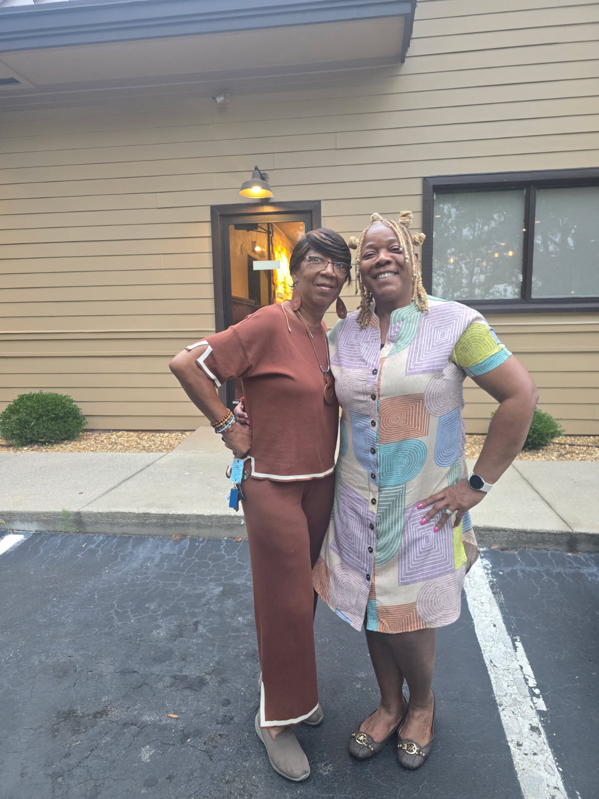 More Beautiful outfits you can find here at Fresh Start Variety Shop model by the owner Annette Higdon and other guest who purchased their items