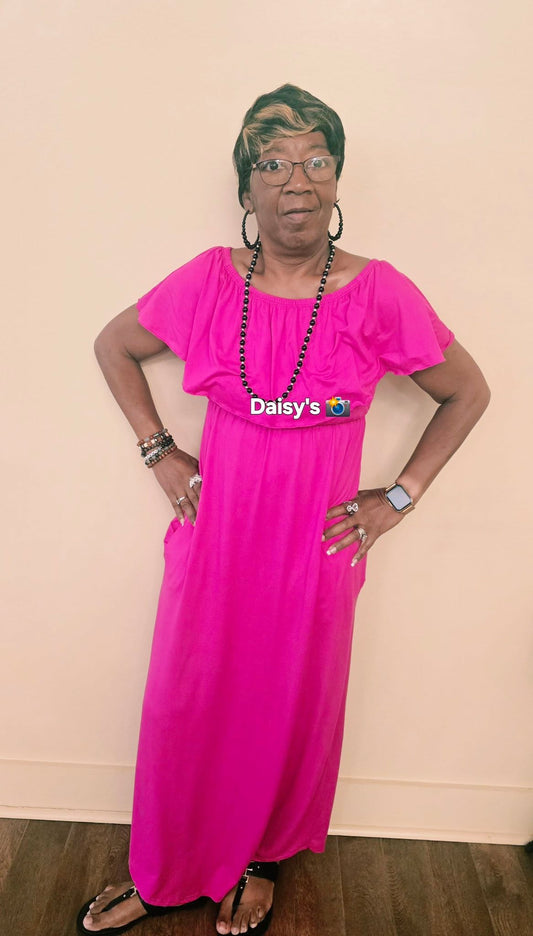 Beautiful Pink Maxi Dress